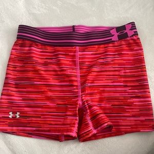 UA, spandex, workout shorts, S!